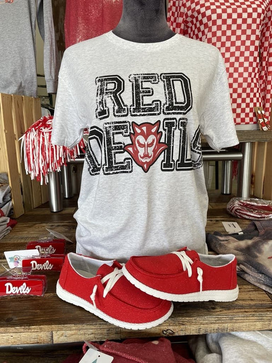 Red Devils Ash Grey Tee