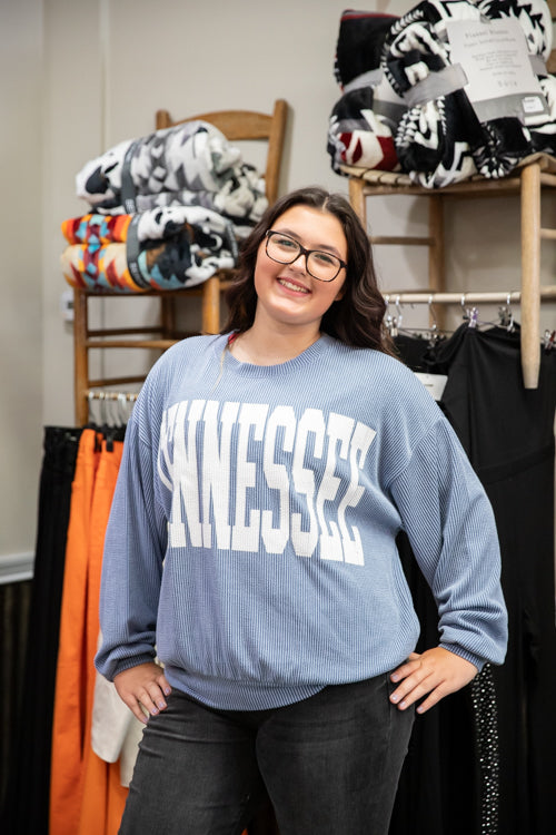 Oversized TN Crewneck Blue