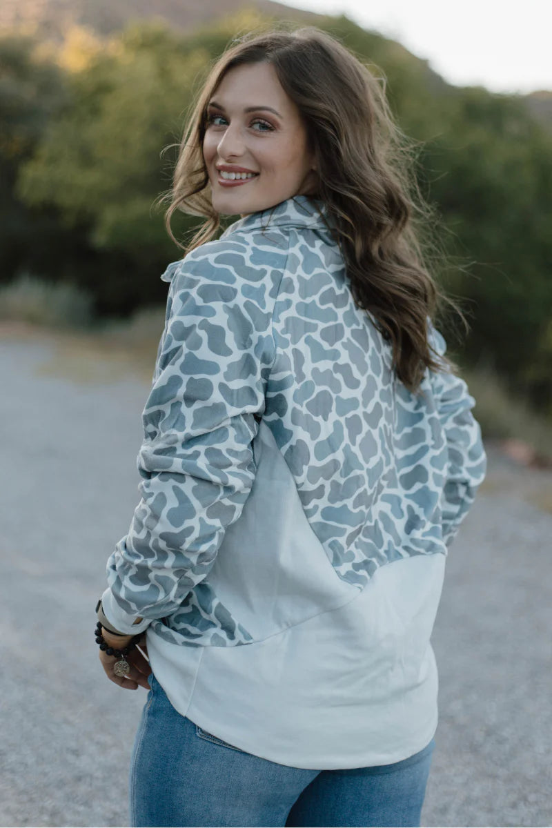 Nothing in My Way Camo Pullover