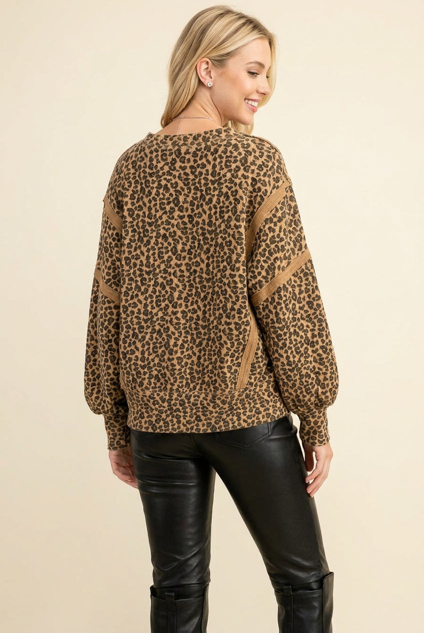 Leopard Long Sleeve Top