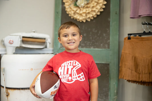 Red Hustle Kids Tshirt 3t