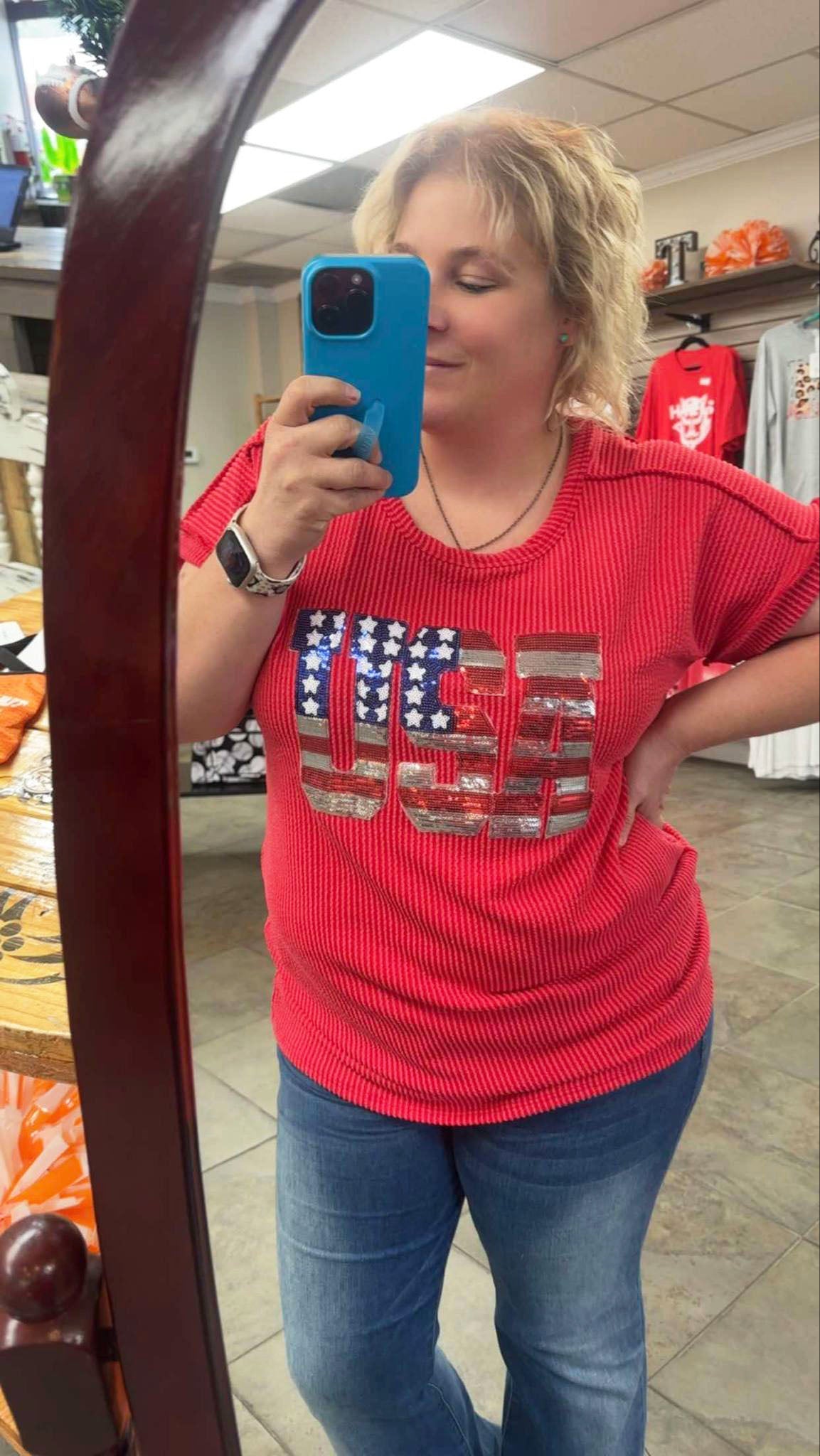 USA Ribbed Top